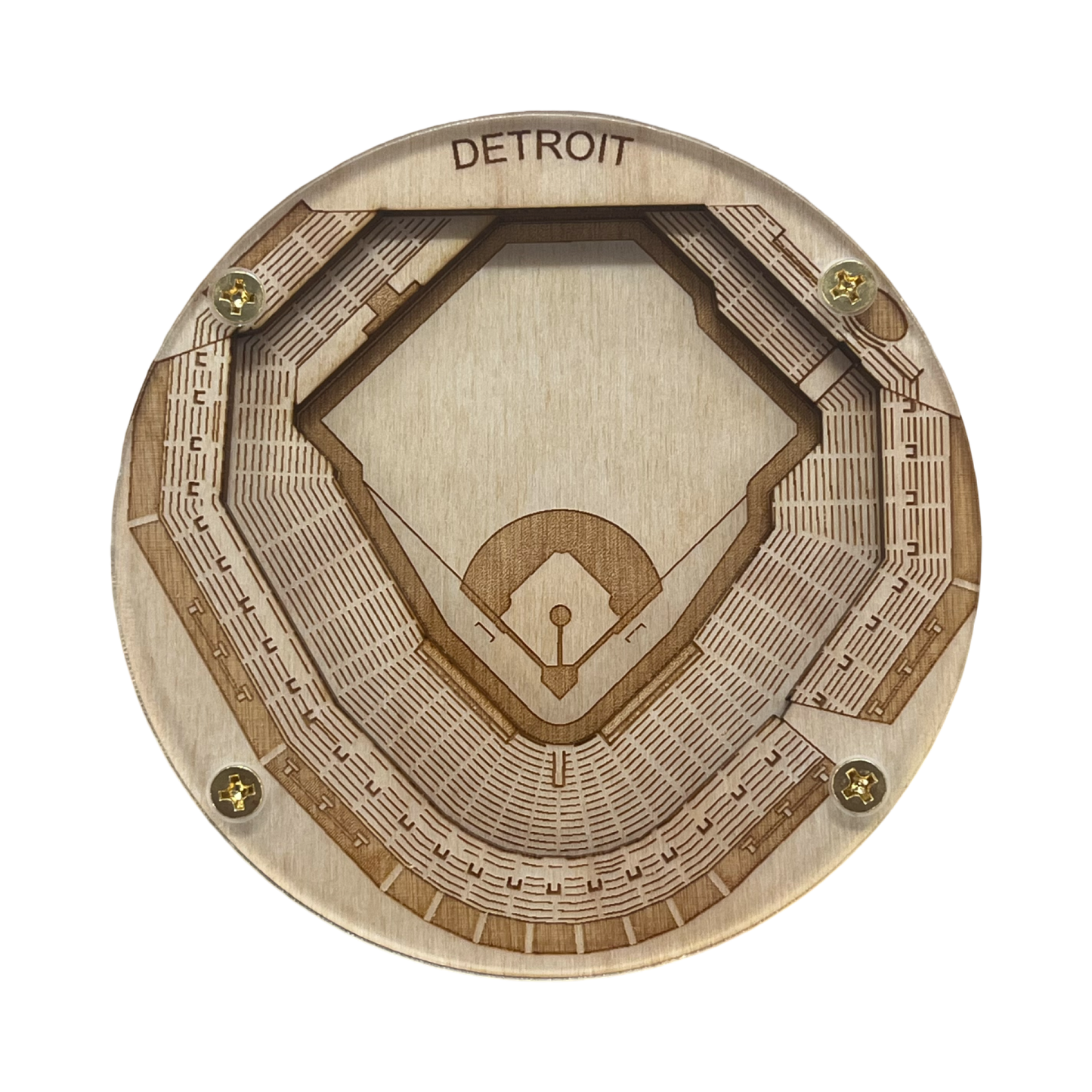 Detroit, Michigan Coaster Art (Comerica Park)