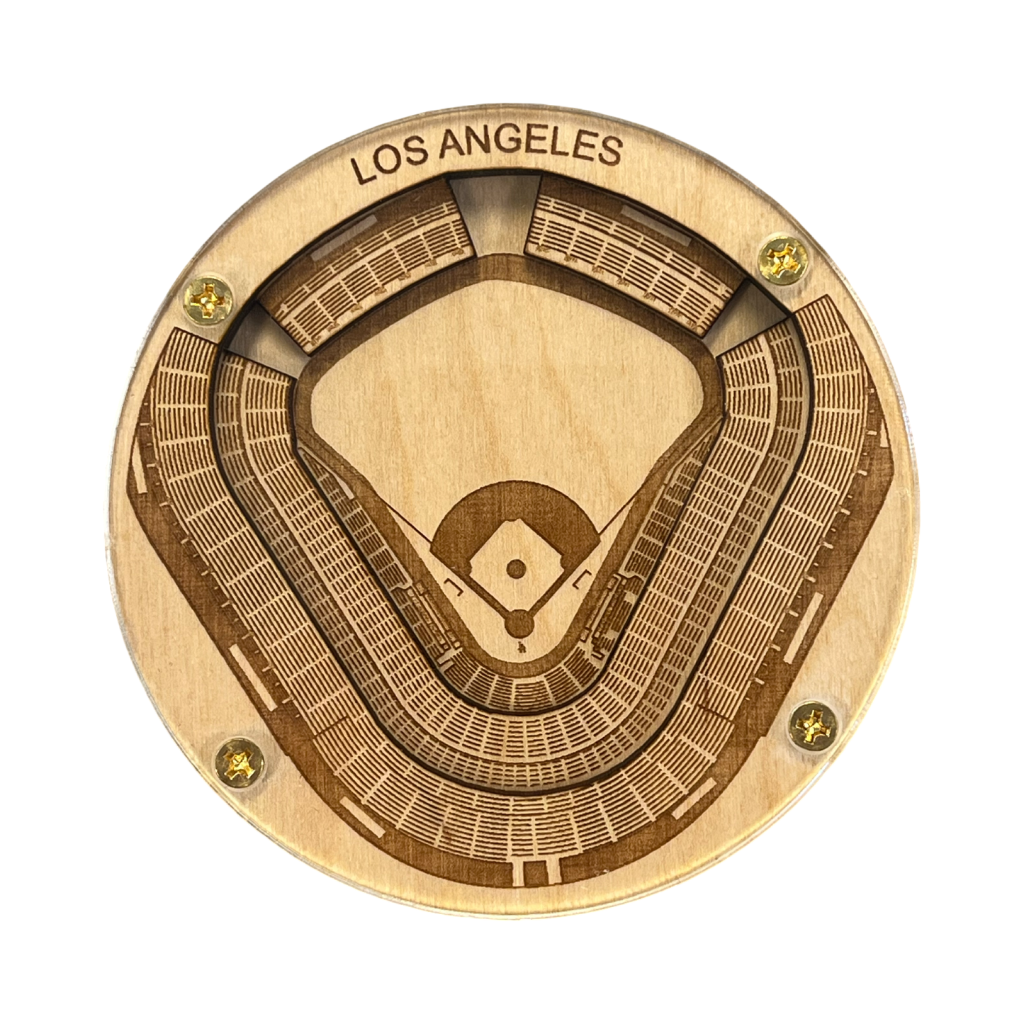 Los Angeles, California Coaster Art (Dodger Stadium)