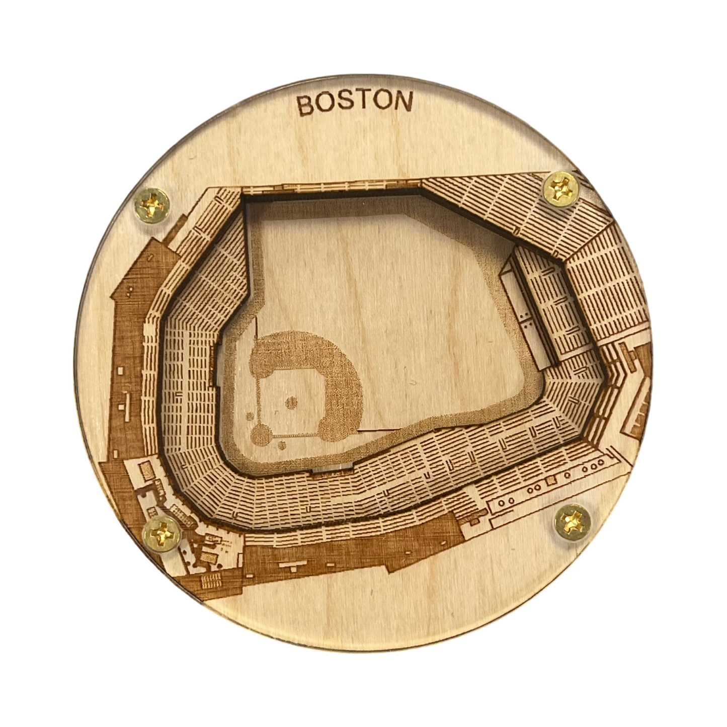 Boston, Massachusetts Coaster Art (Fenway Park)