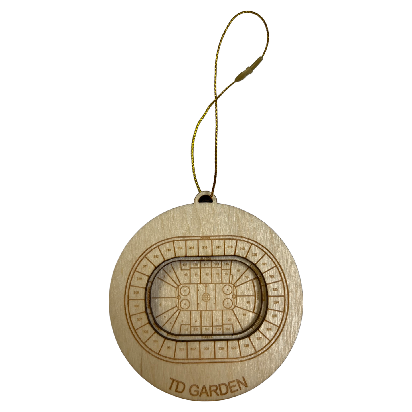Boston, Massachusetts Ornament Art (TD Garden - Hockey)