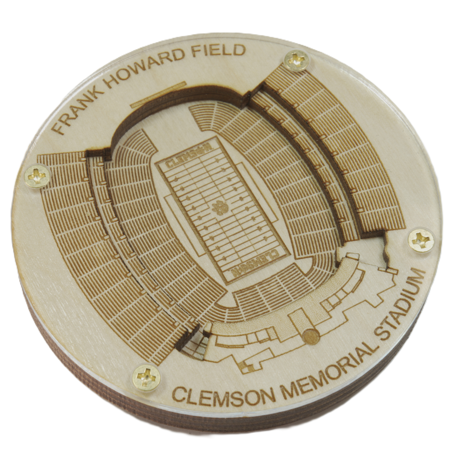 Clemson, South Carolina Coaster Art (Memorial Stadium)