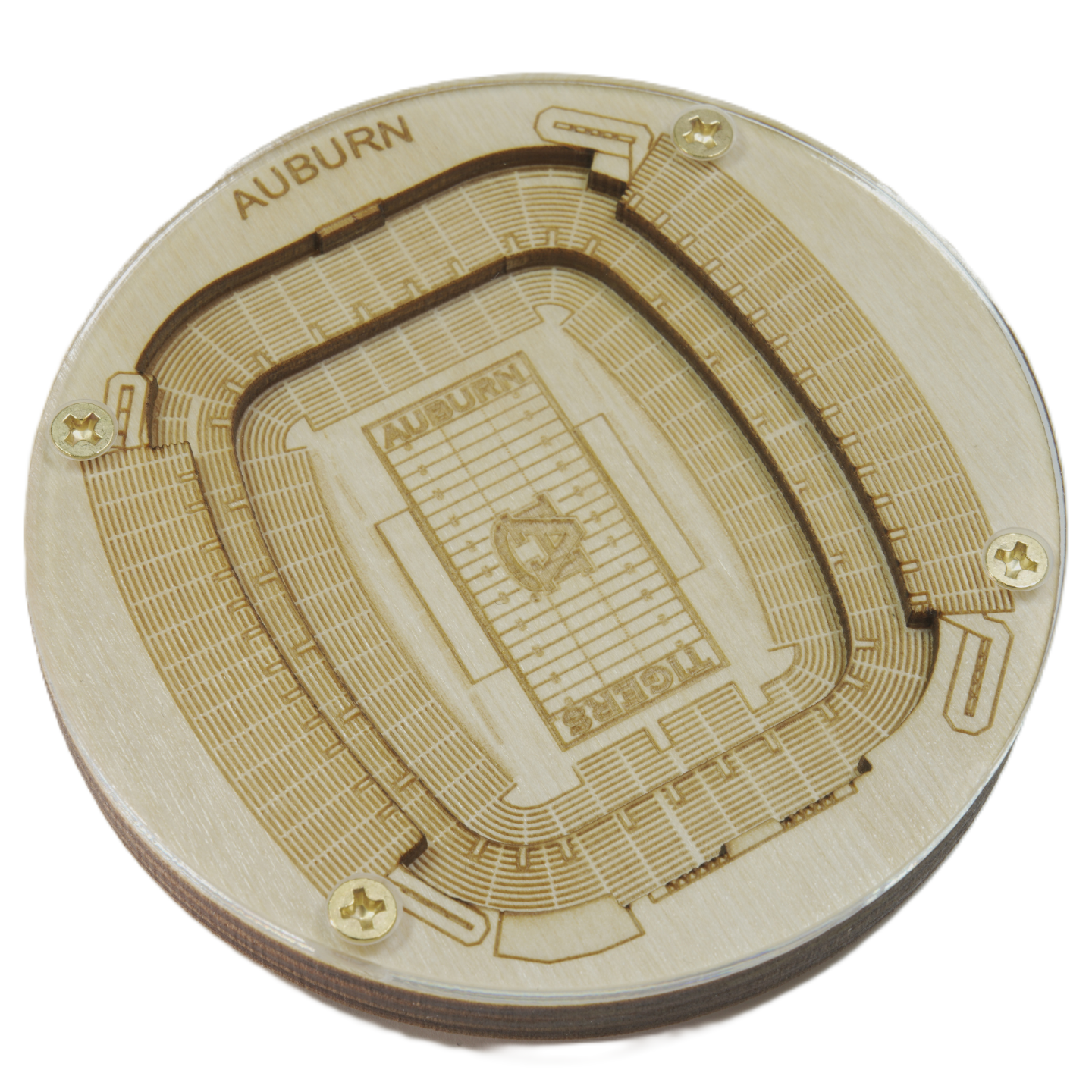 Auburn, Alabama Coaster Art (Jordan-Hare Stadium)