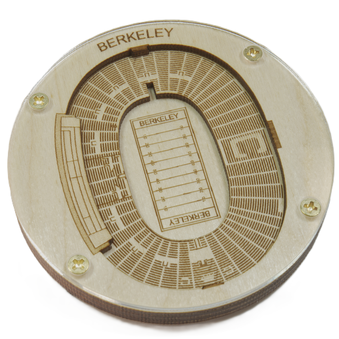 Berkeley, California Coaster Art (California Memorial Stadium)