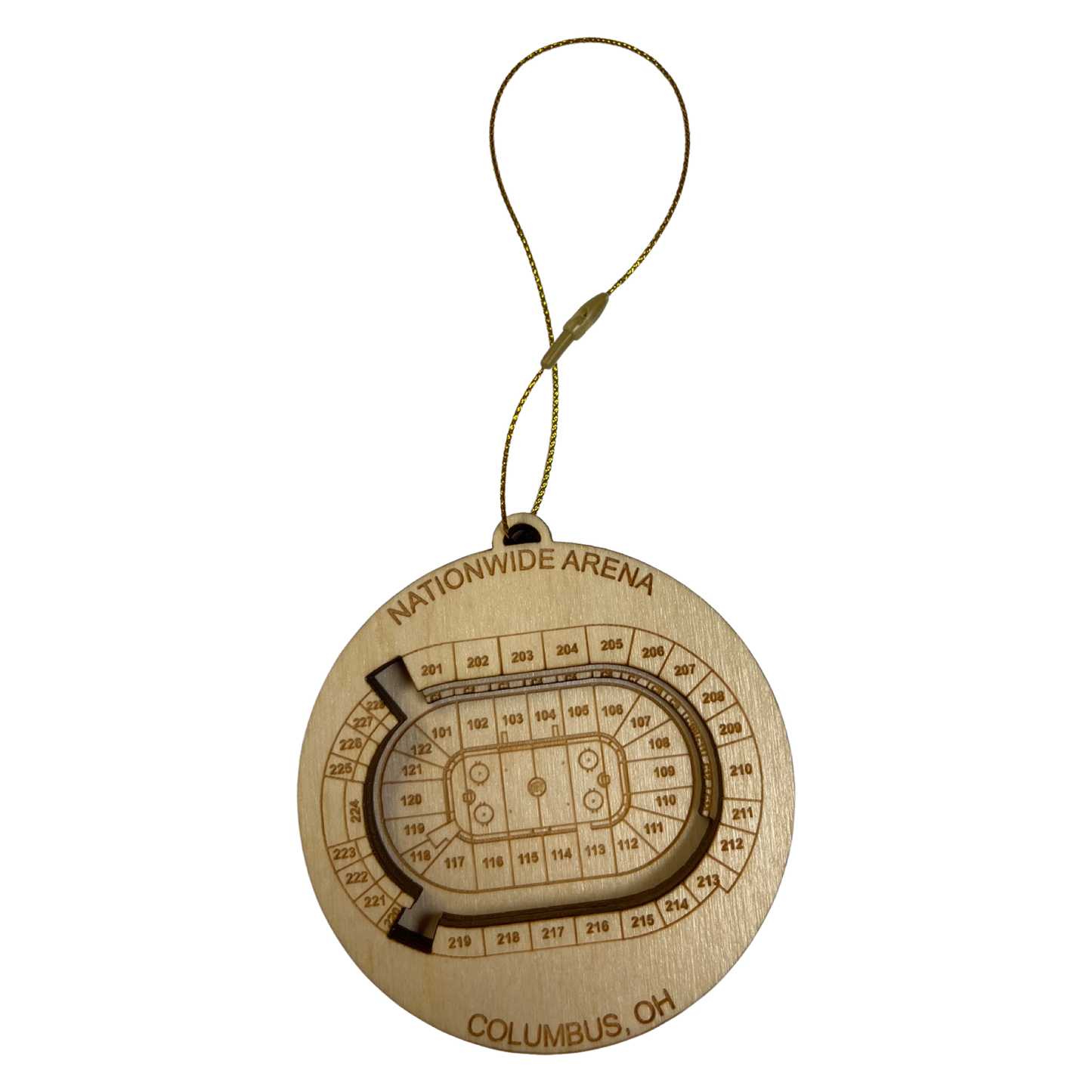 Columbus, Ohio Ornament Art (Nationwide Arena - Hockey)