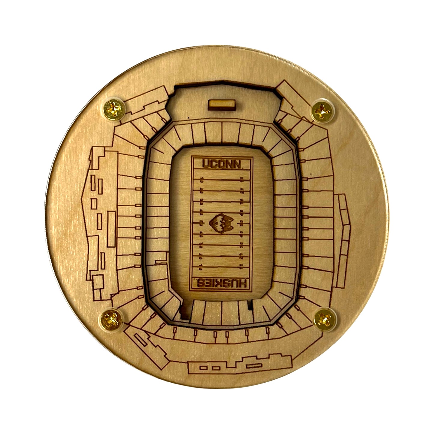East Hartford, Connecticut Coaster Art (Pratt & Whitney Stadium at Rentschler Field)