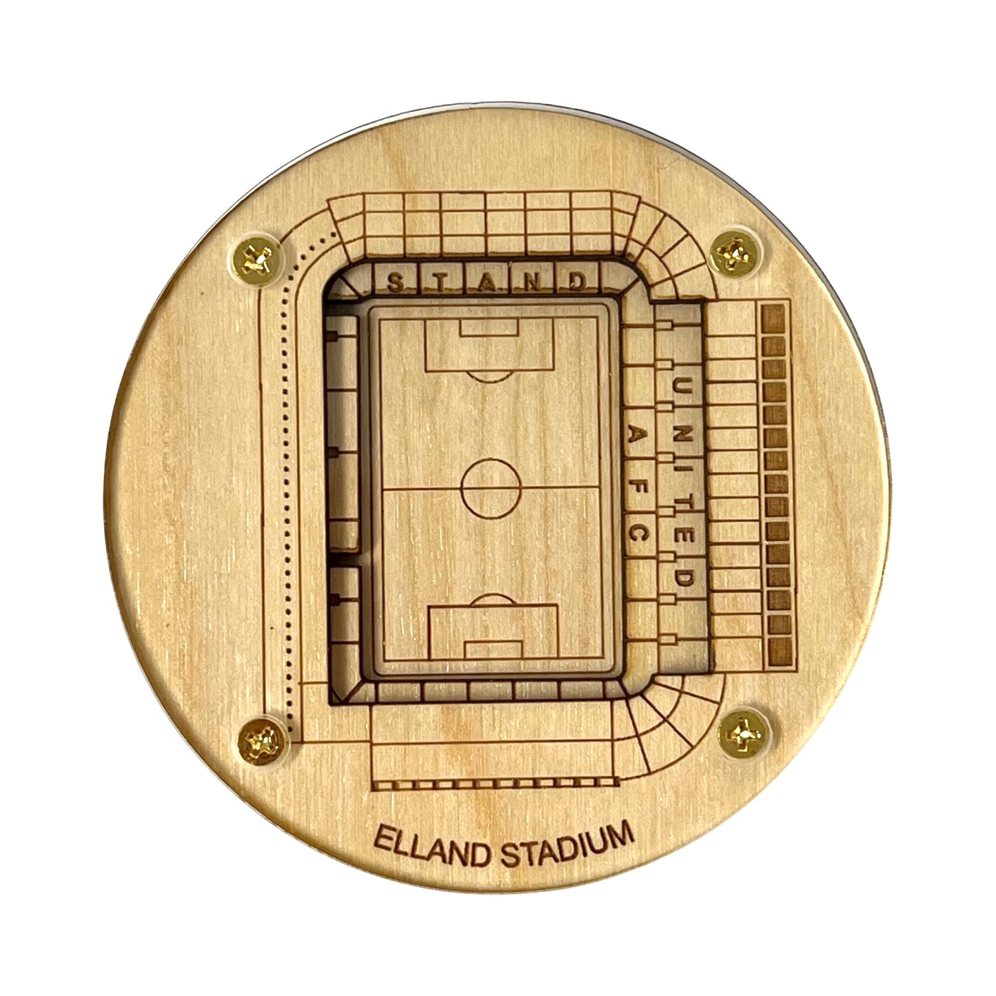 Leeds, England Coaster Art (Elland Road)