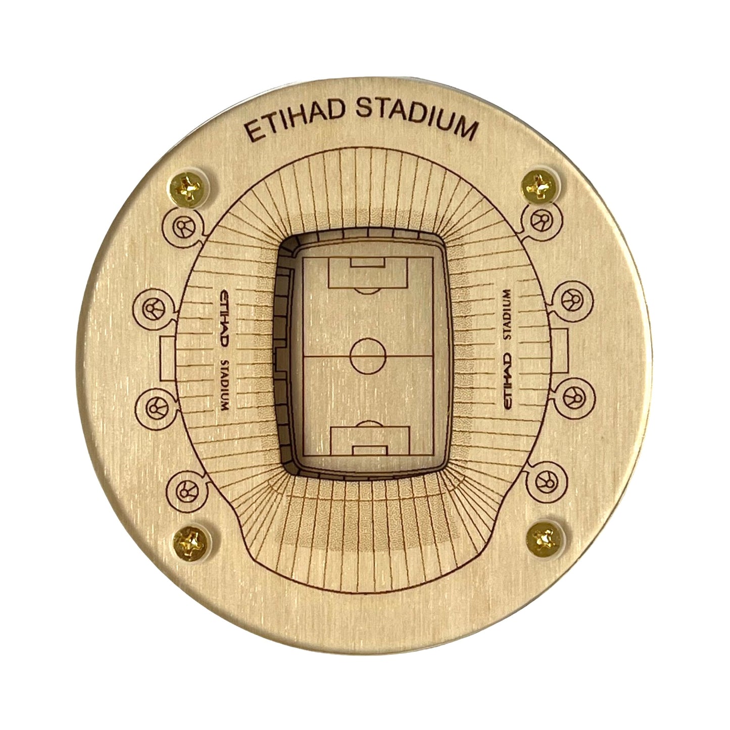 Manchester, England Coaster Art (Etihad Stadium)
