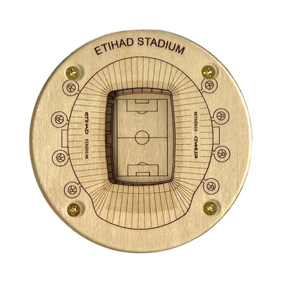 Manchester, England Coaster Art (Etihad Stadium)