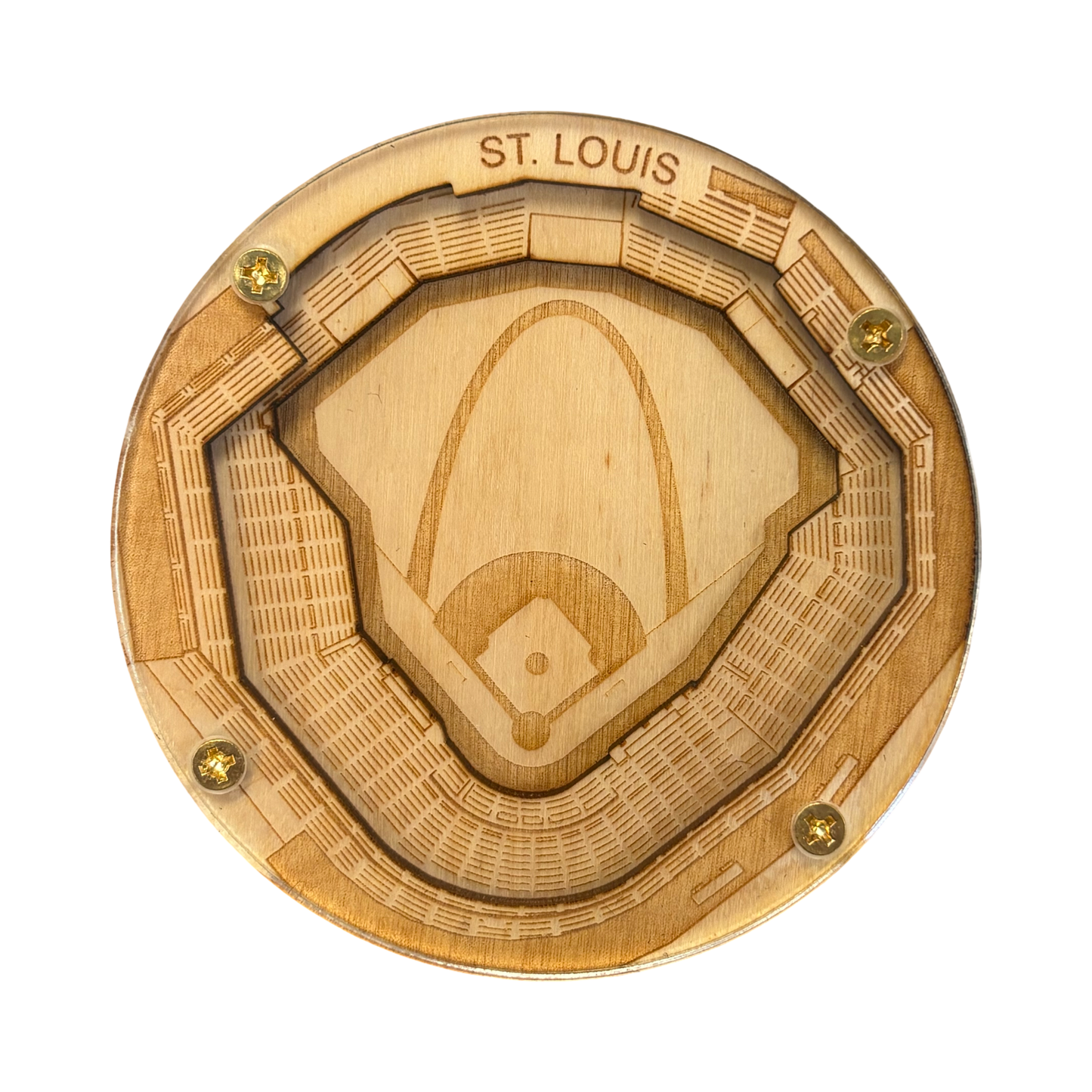St. Louis, Missouri Coaster Art (Busch Stadium)