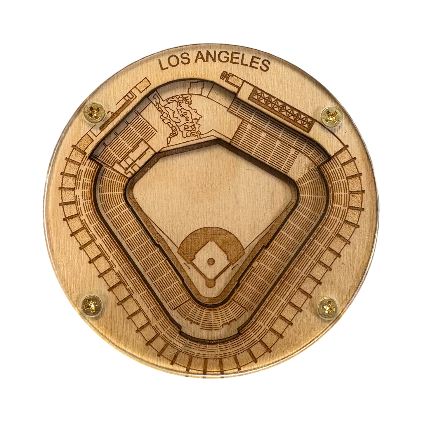 Anaheim, California Coaster Art (Angel Stadium of Anaheim)