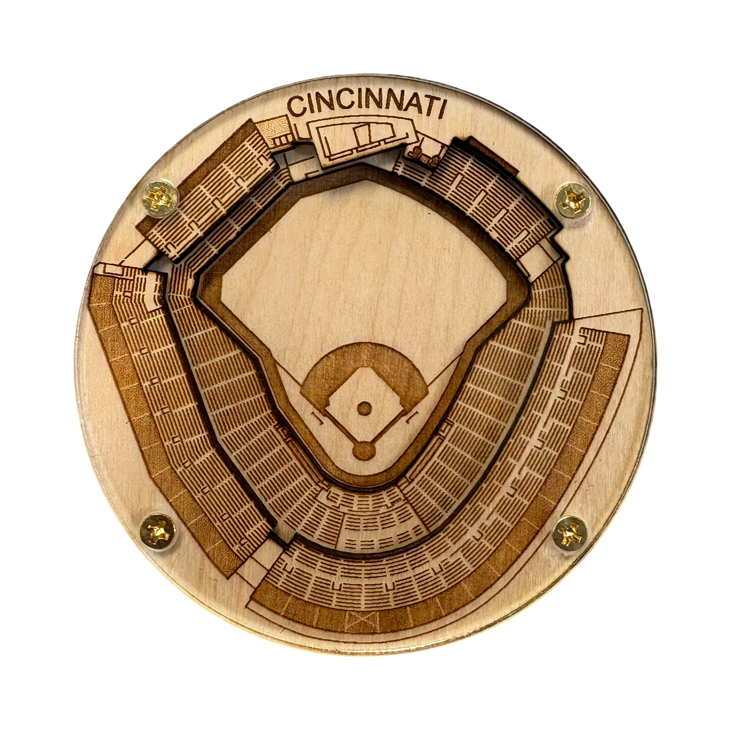 Cincinnati, Ohio Coaster Art (Great American Ball Park)