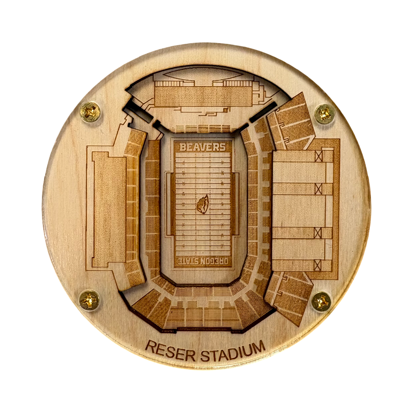 Corvallis, Oregon Coaster Art (Reser Stadium)