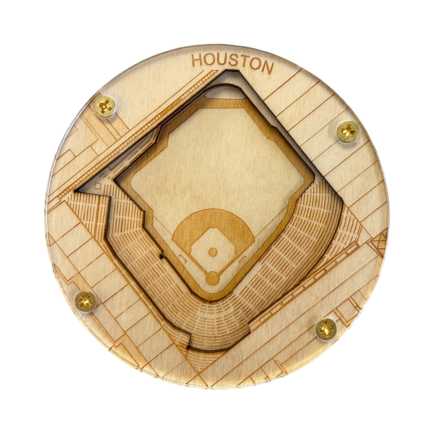 Houston, Texas Coaster Art (Daikin Park)