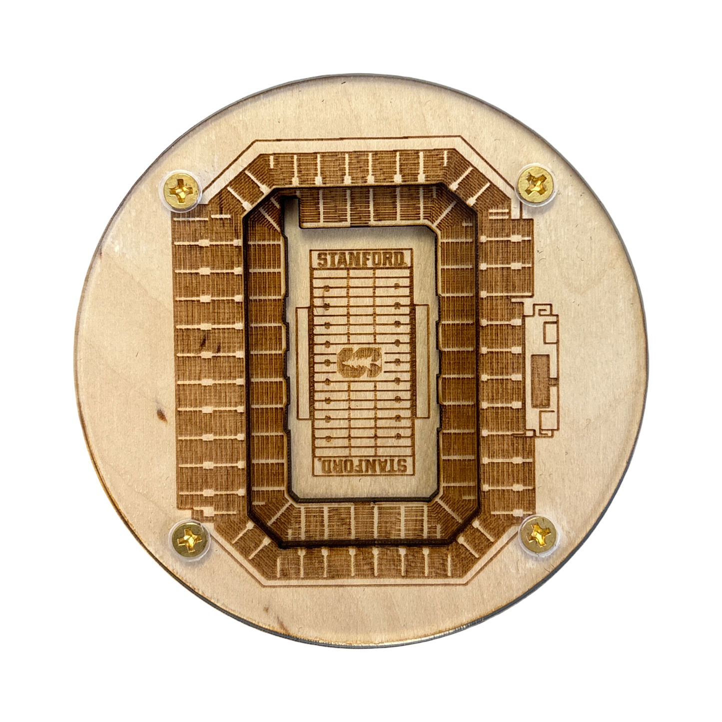 Stanford, California Coaster Art (Stanford Stadium)