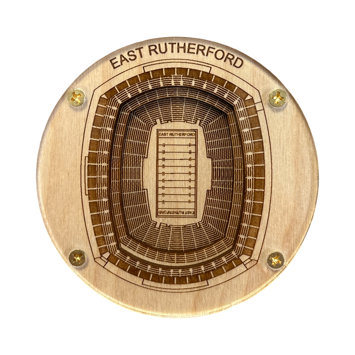 East Rutherford, New Jersey Coaster Art (MetLife Stadium)