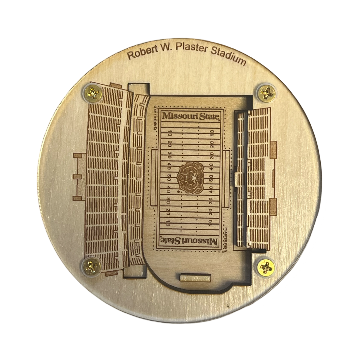 Springfield, Missouri Coaster Art (Robert W. Plaster Stadium)