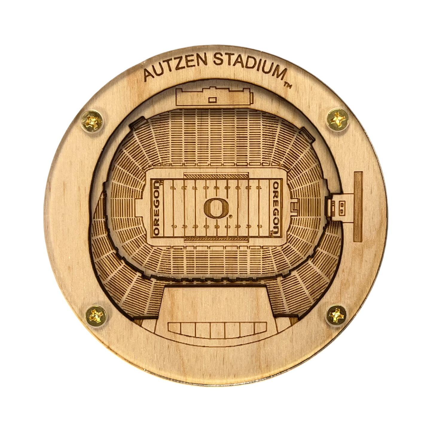 Eugene, Oregon Coaster Art (Autzen Stadium)