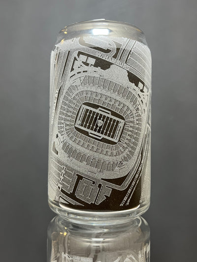 Baltimore, Maryland Pint Glass Art (M&T Bank Stadium)