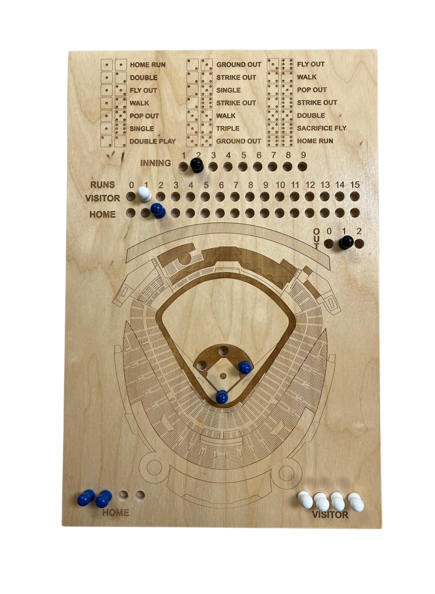 Kansas City, Missouri Dice Game Art (Kauffman Stadium)