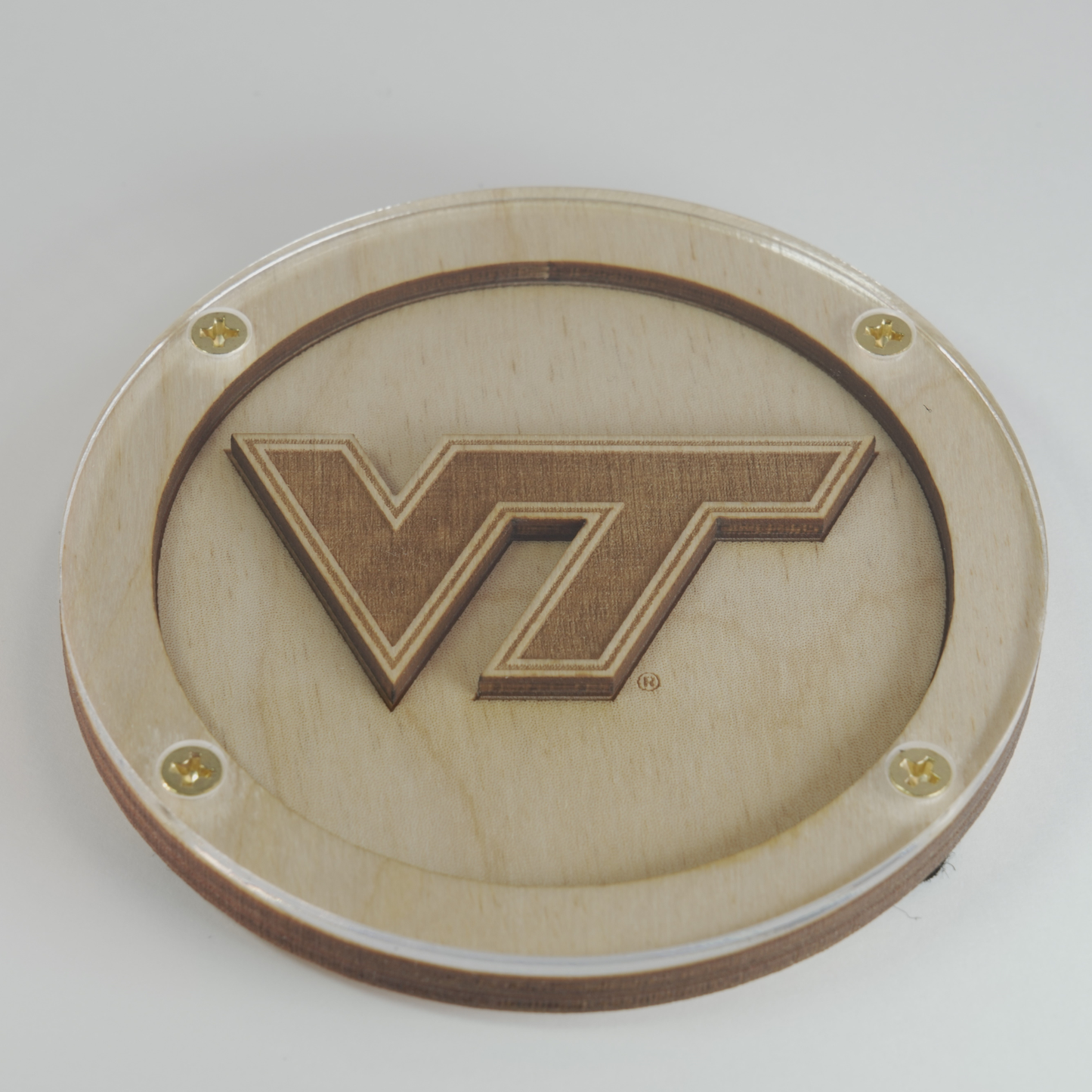 Virginia Tech Logo Coaster