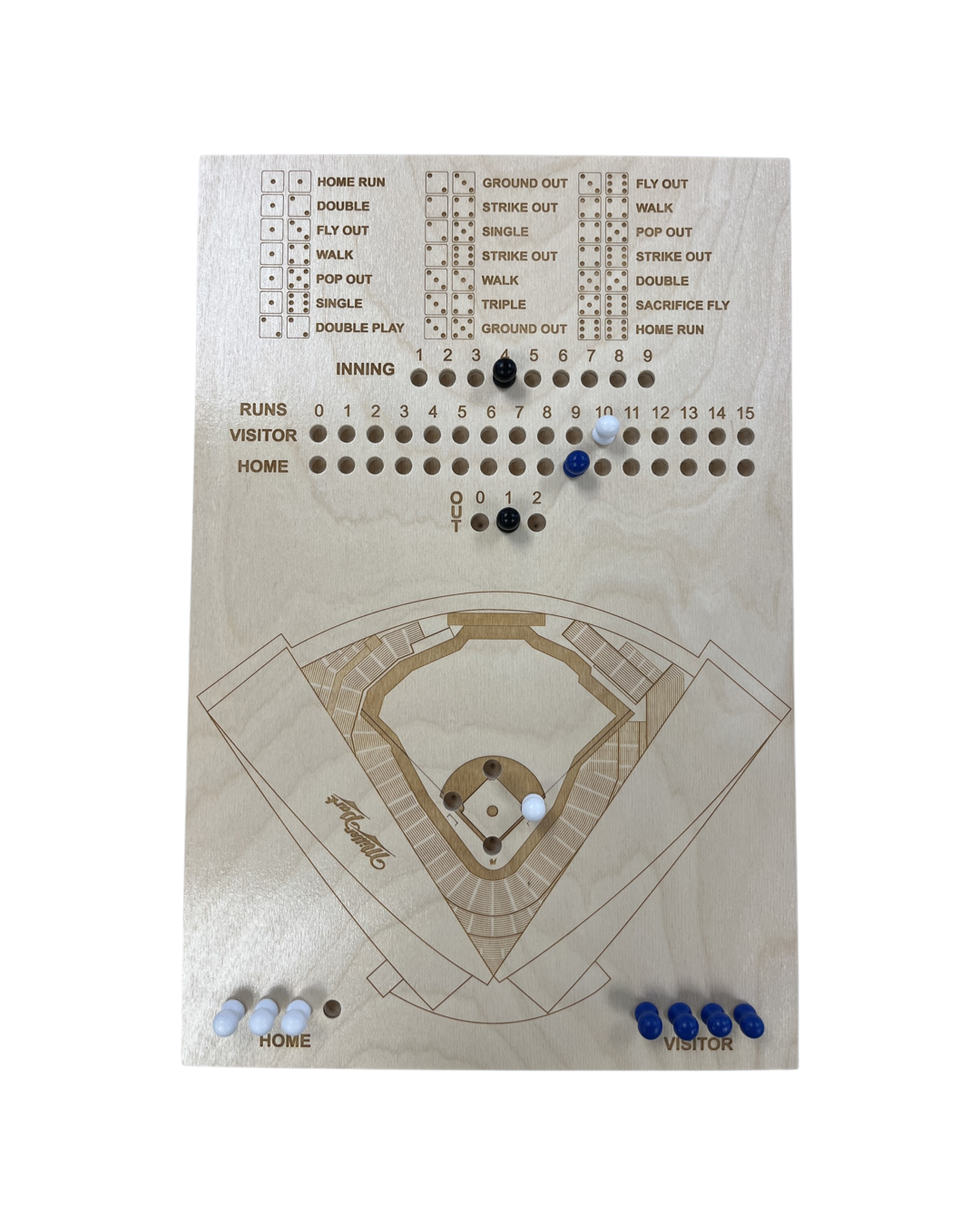 Milwaukee, Wisconsin Dice Game Art (American Family Field)