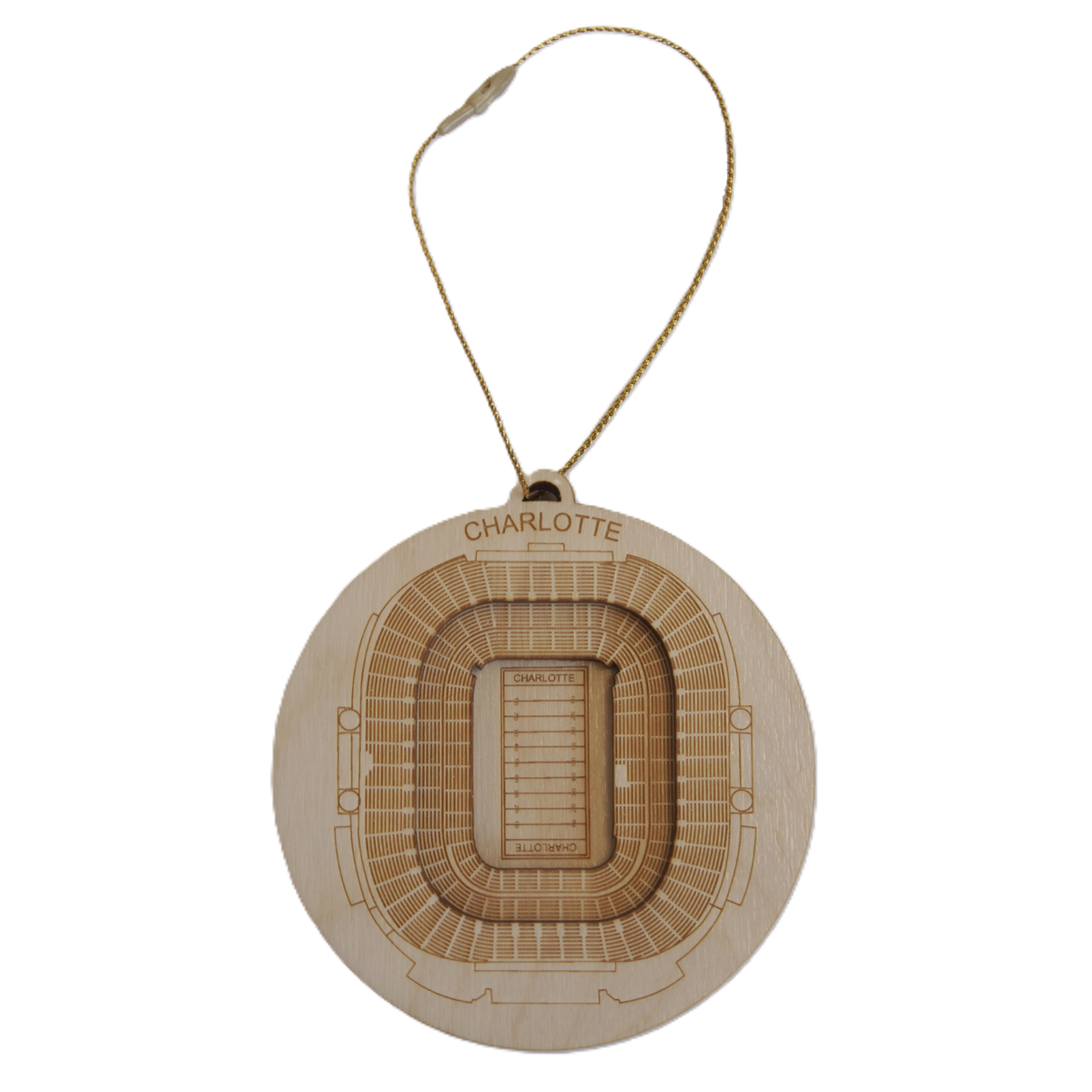 Charlotte, North Carolina Ornament Art (Bank of America Stadium)