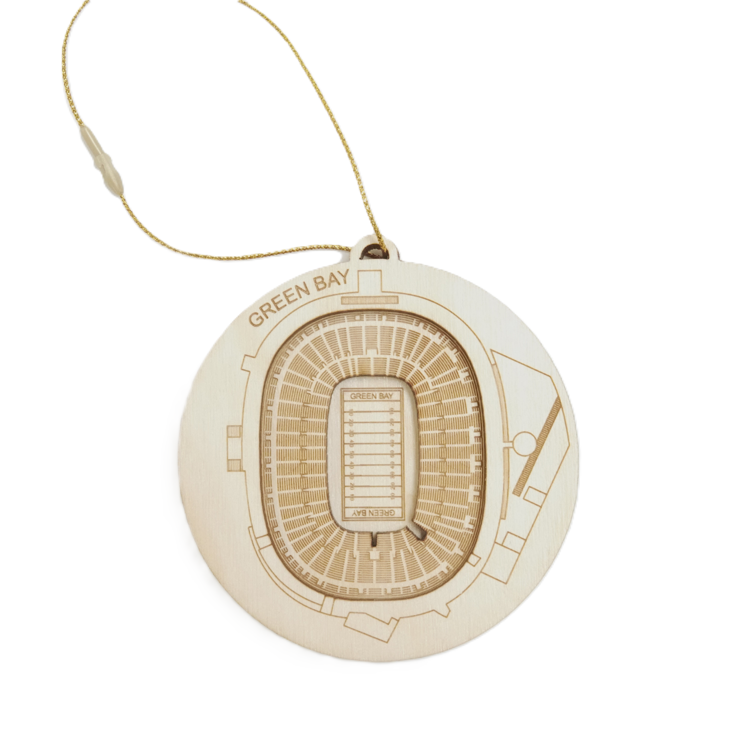 Green Bay, Wisconsin Ornament Art (Lambeau Field)