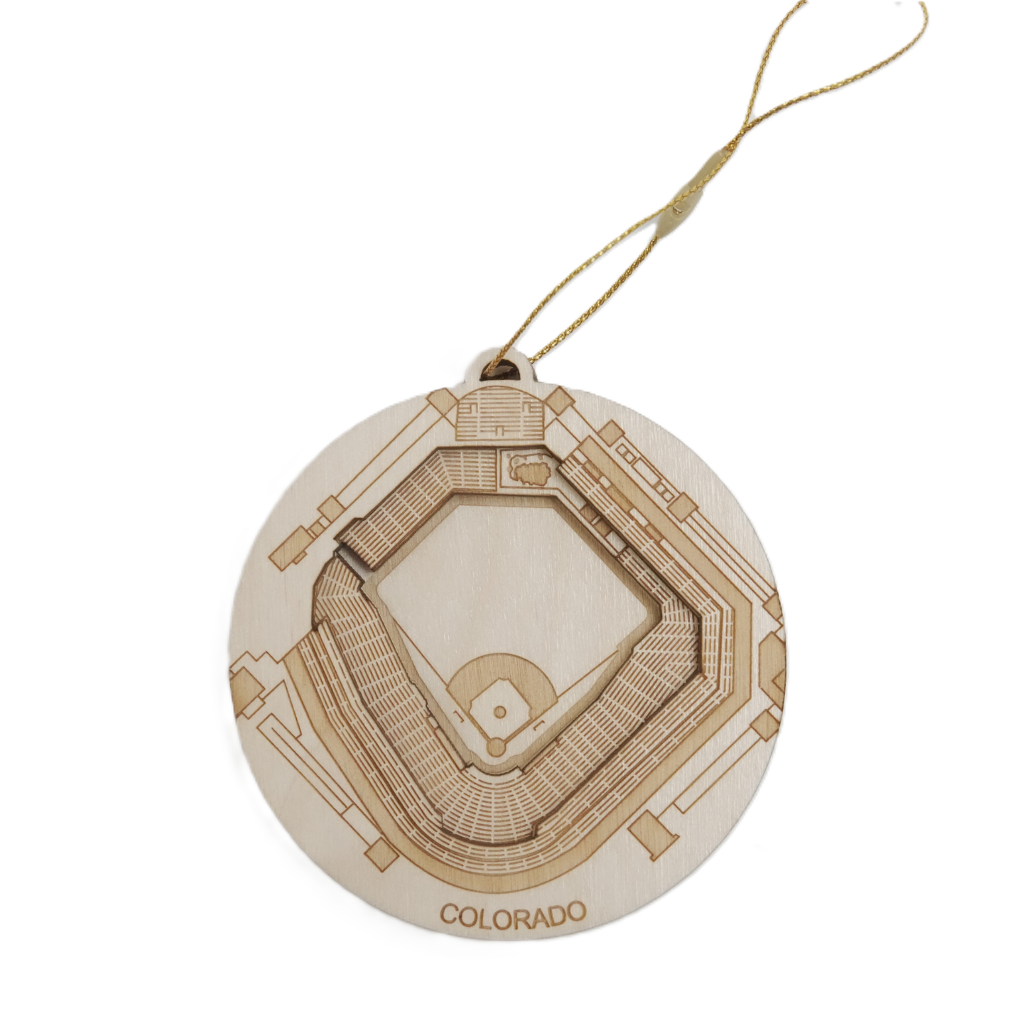 Denver, Colorado Ornament Art (Coors Field)