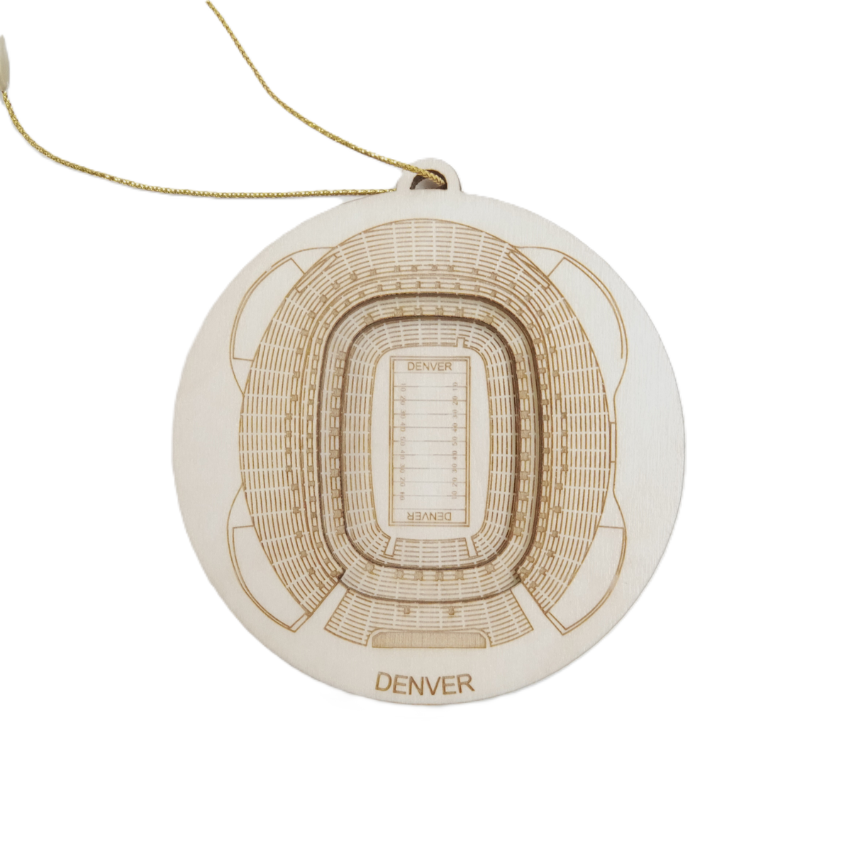Denver, Colorado Ornament Art (Empower Field)