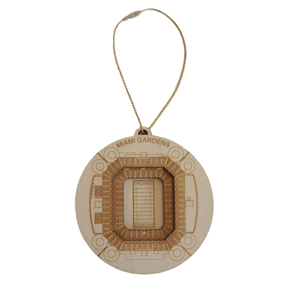 Miami, Florida Ornament Art (Hard Rock Stadium)