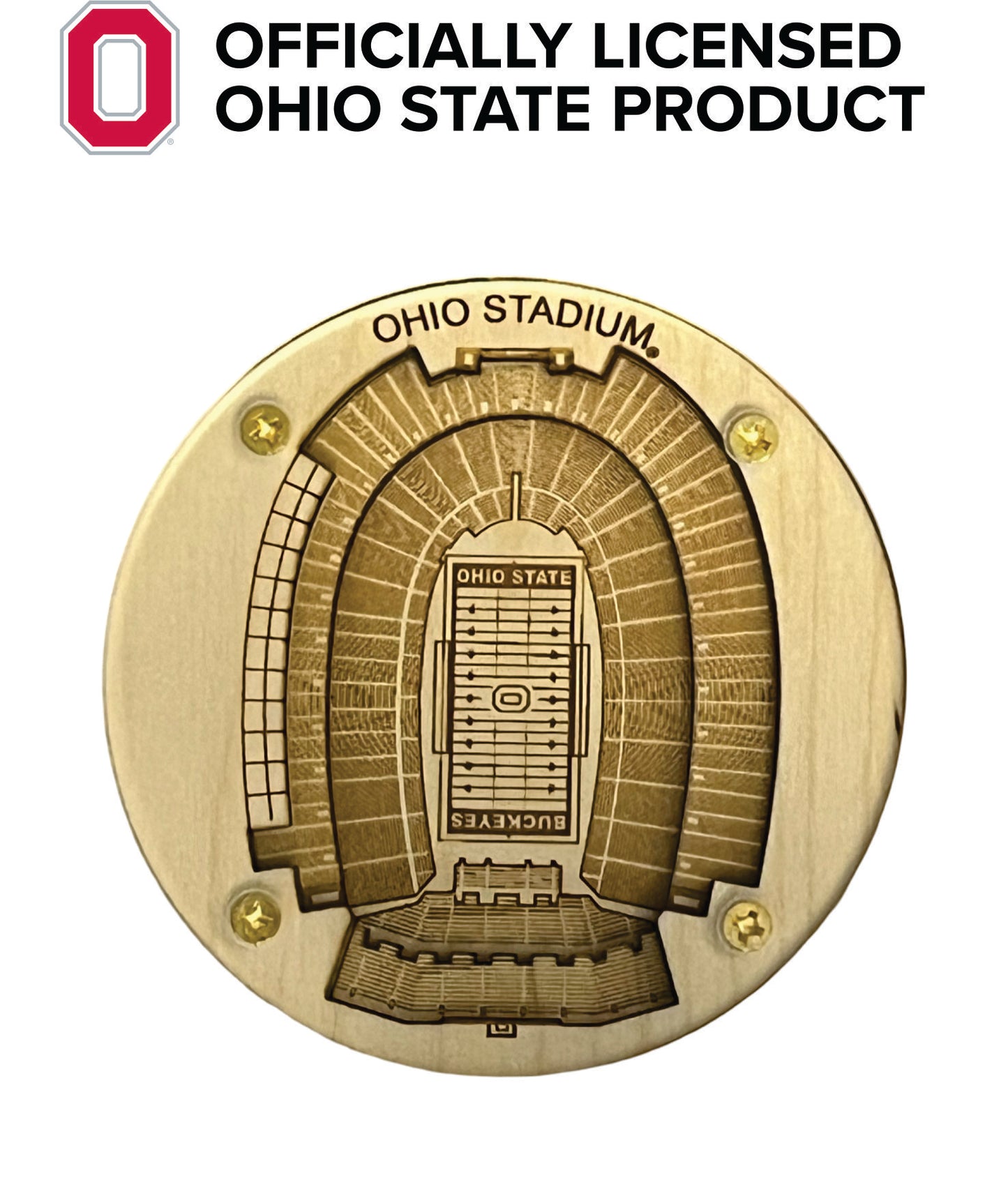 Columbus, Ohio Coaster Art (Ohio Stadium)