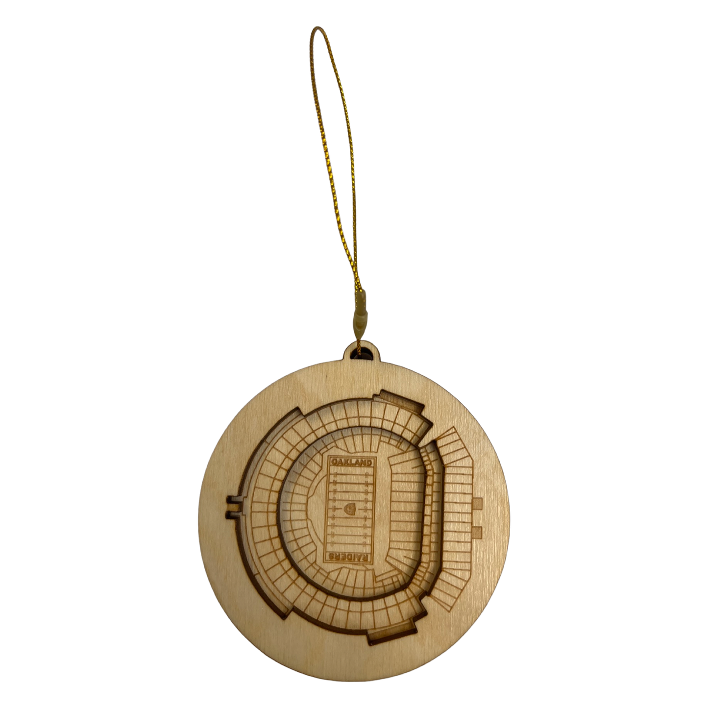 Oakland, California Ornament Art (Oakland-Alameda County Coliseum - Old Raiders)