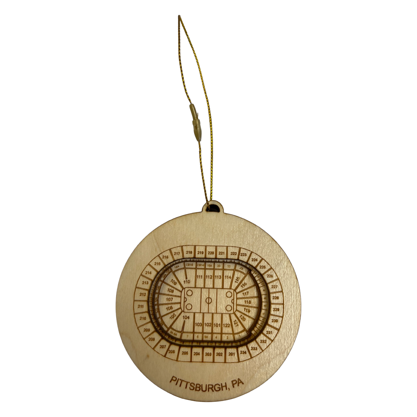Pittsburgh, Pennsylvania Ornament Art (PPG Paints Arena)