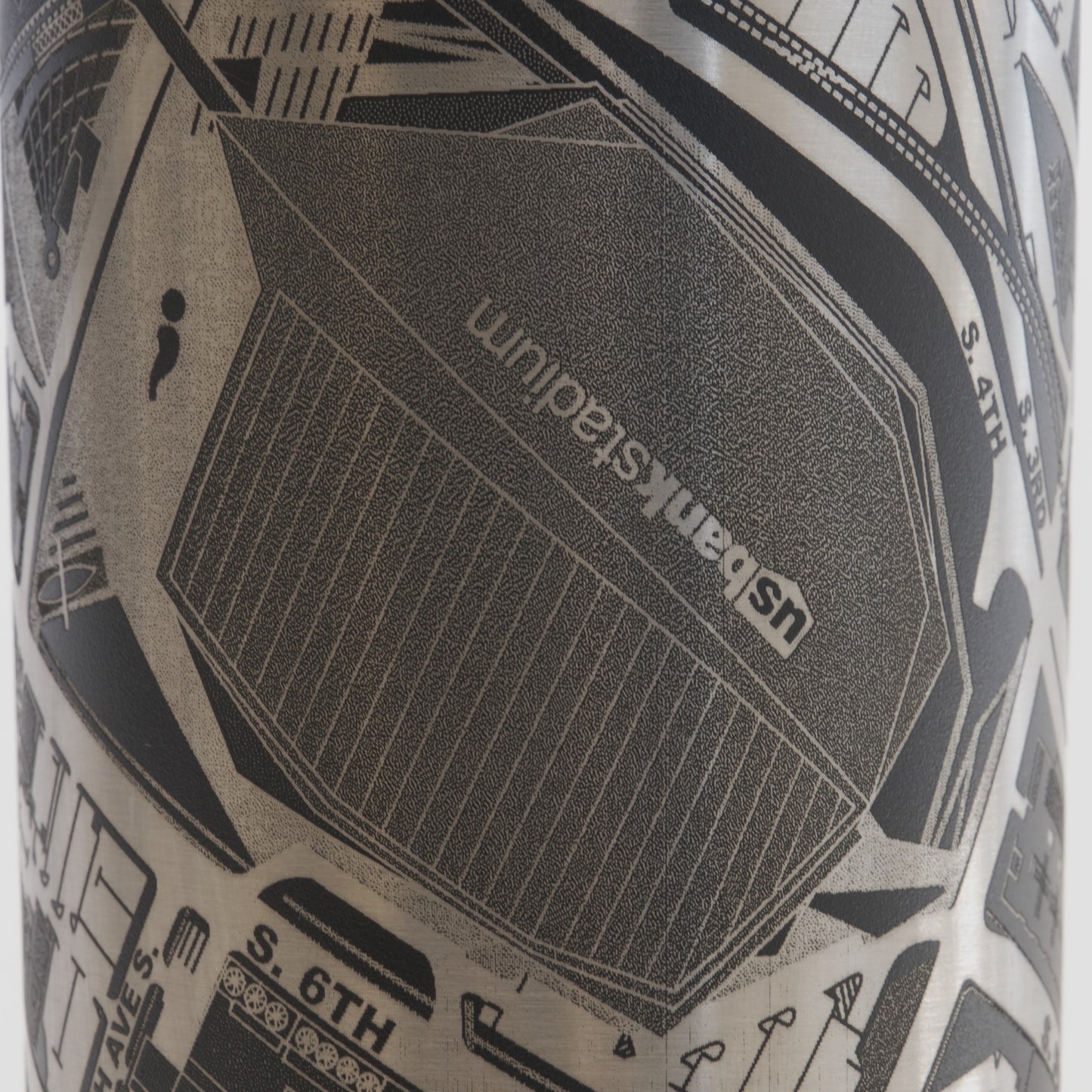 Minneapolis, Minnesota Tumbler Art (U.S. Bank Stadium)