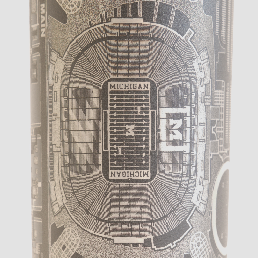 Ann Arbor, Michigan Tumbler Art (Michigan Stadium)