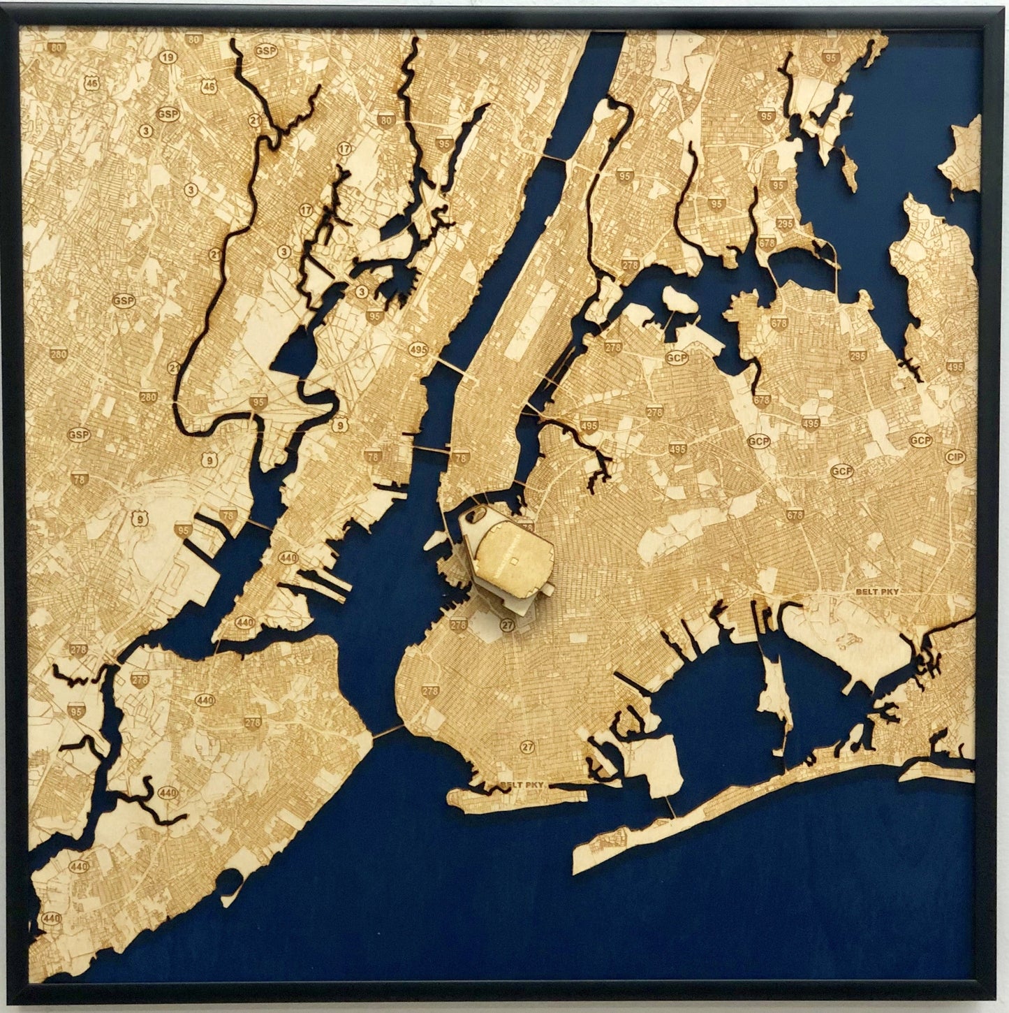New York Metro Area Wall Art (Barclays Center)