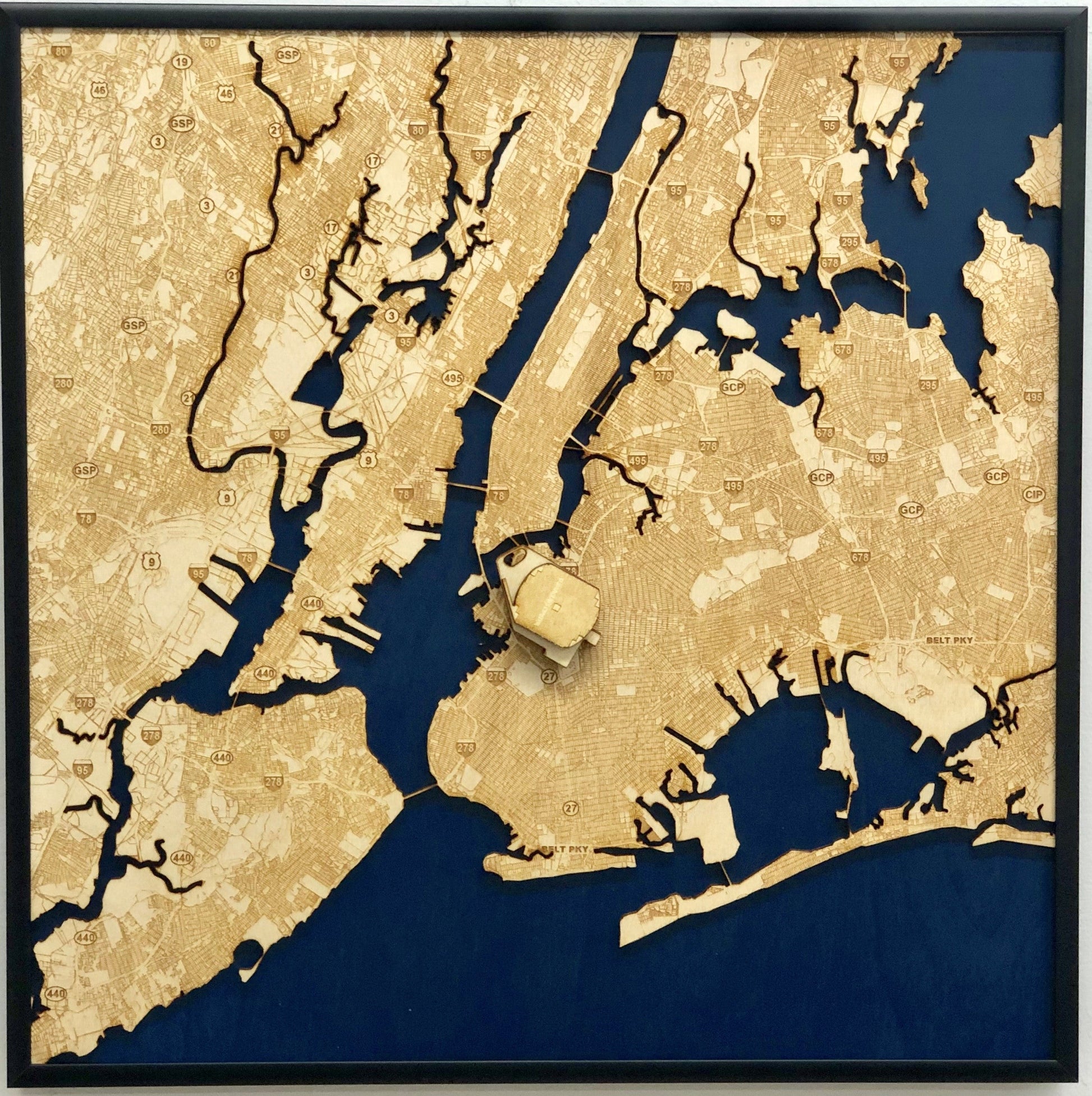 New York Metro Area Wall Art (Barclays Center)