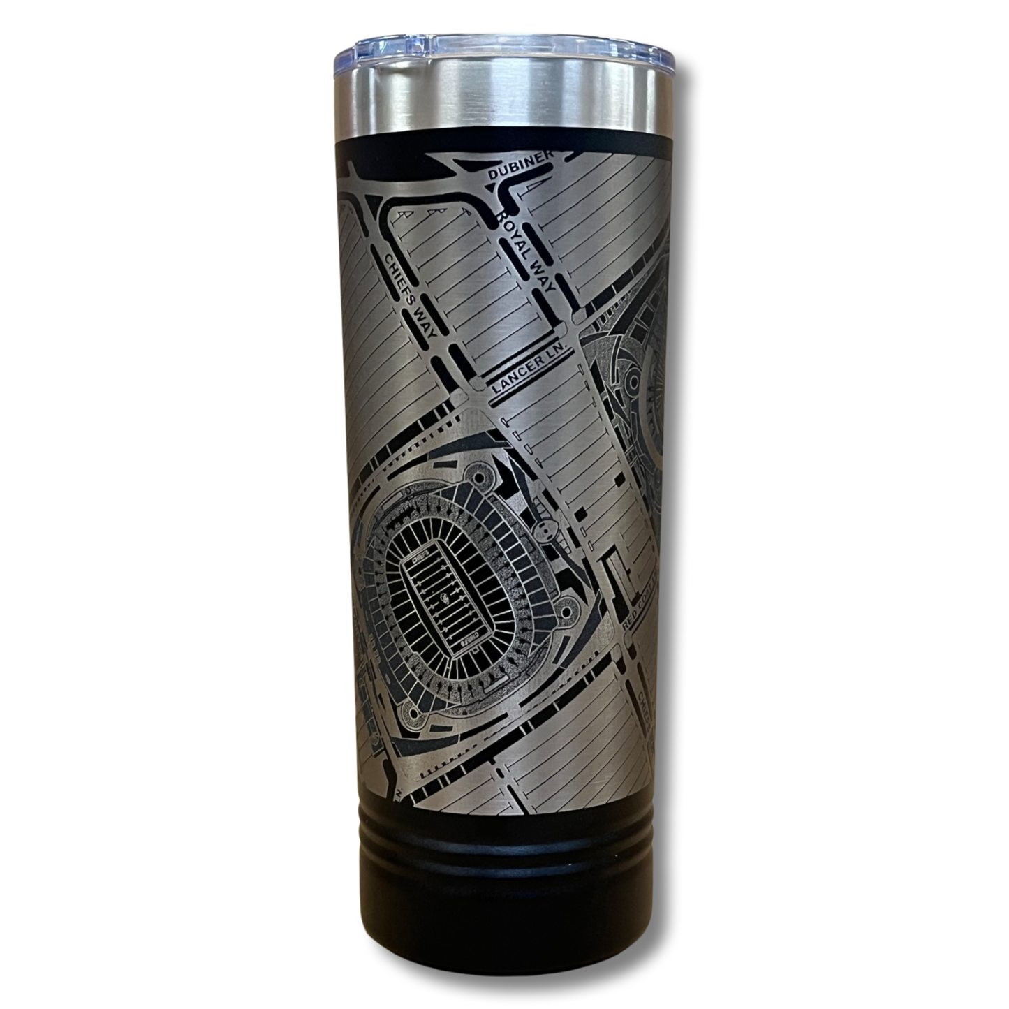Kansas City, Missouri Tumbler Art (Kauffman and Arrowhead Stadiums)
