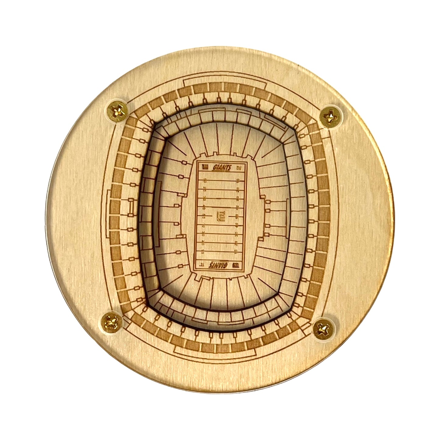 East Rutherford, New Jersey Coaster Art (MetLife Stadium - Giants)