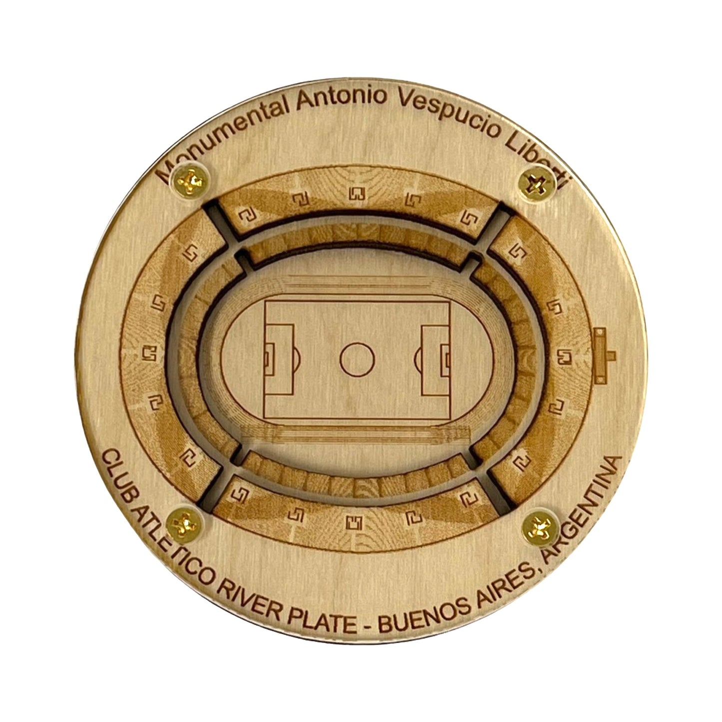 Buenos Aires, Argentina Coaster Art (Estadio Monumental)