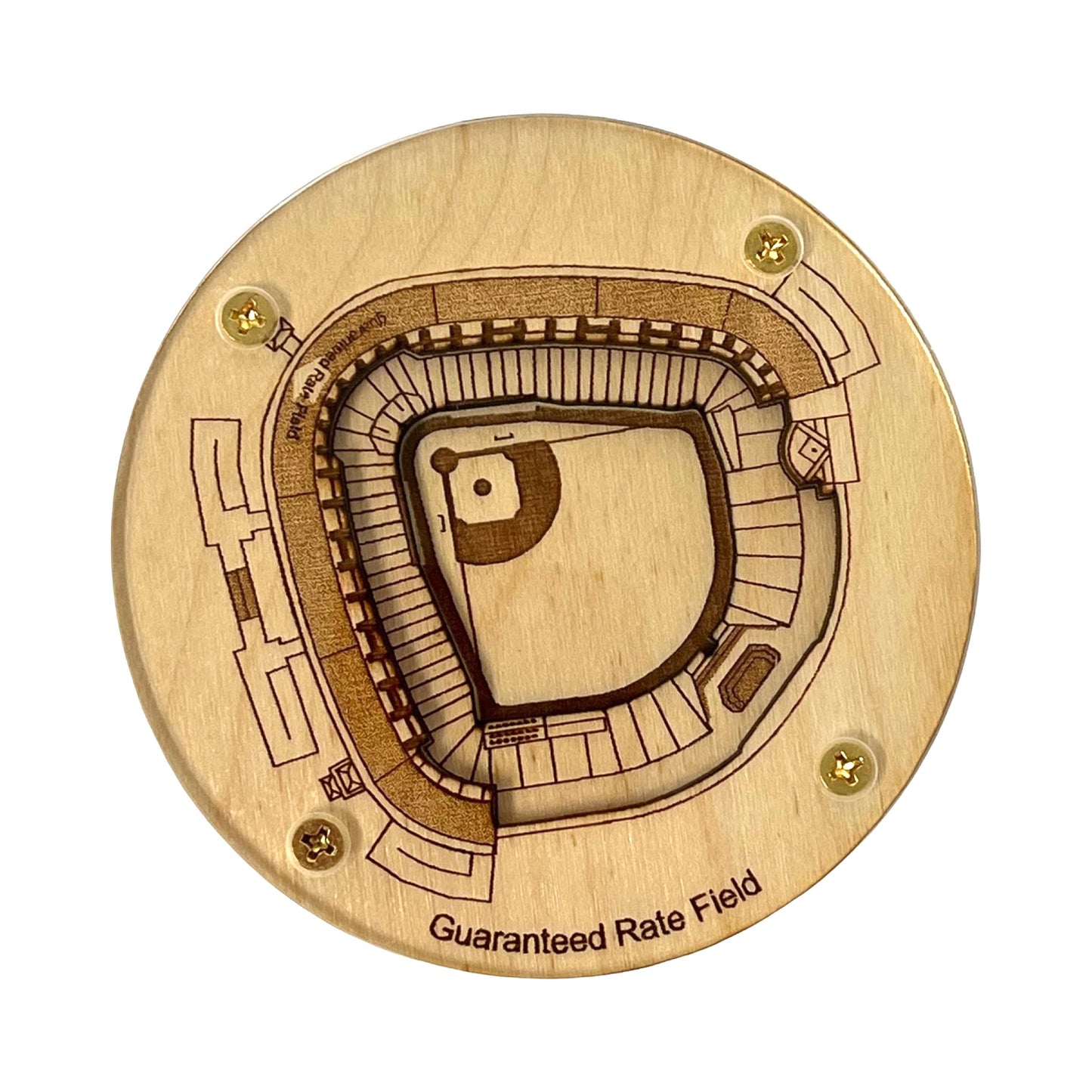 Chicago, Illinois Coaster Art (Guaranteed Rate Field)