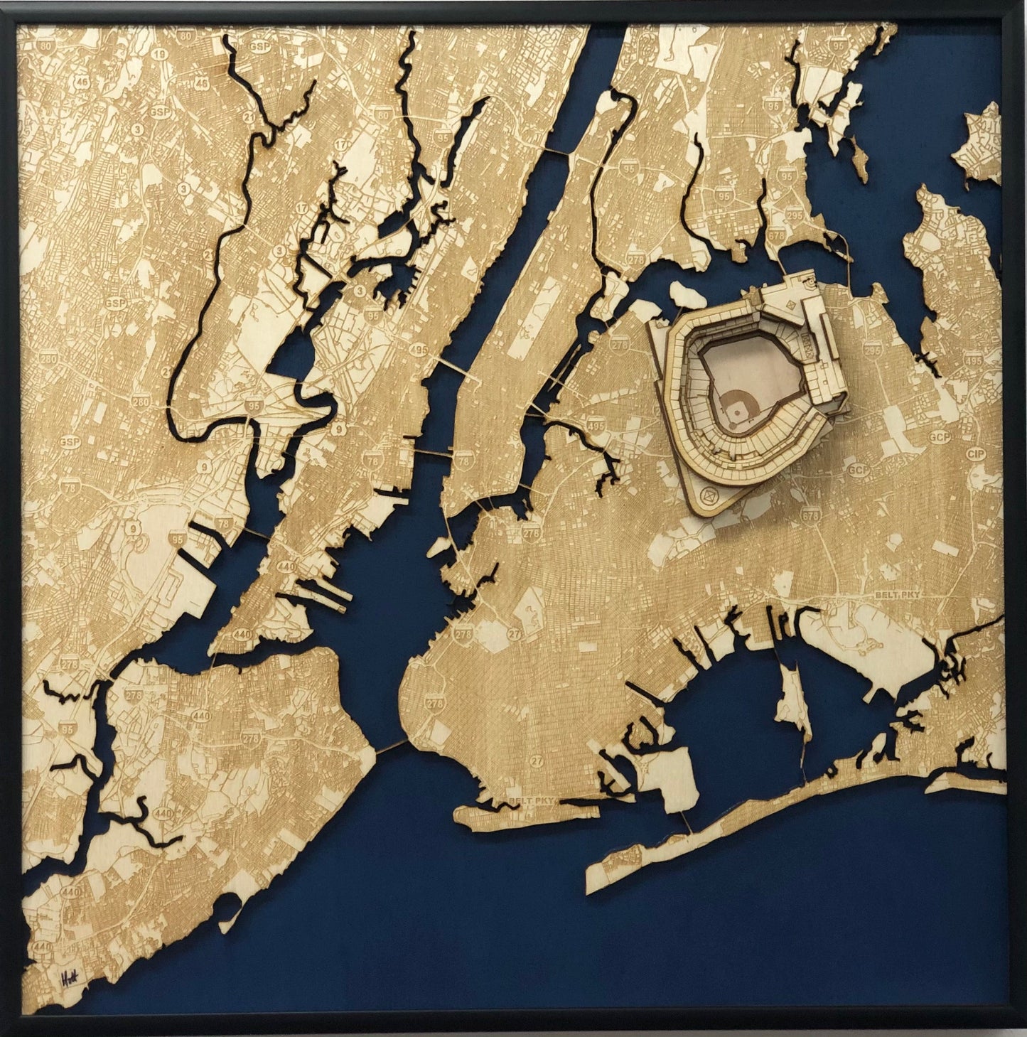 Queens, New York Wall Art Metro Area (Citi Field)