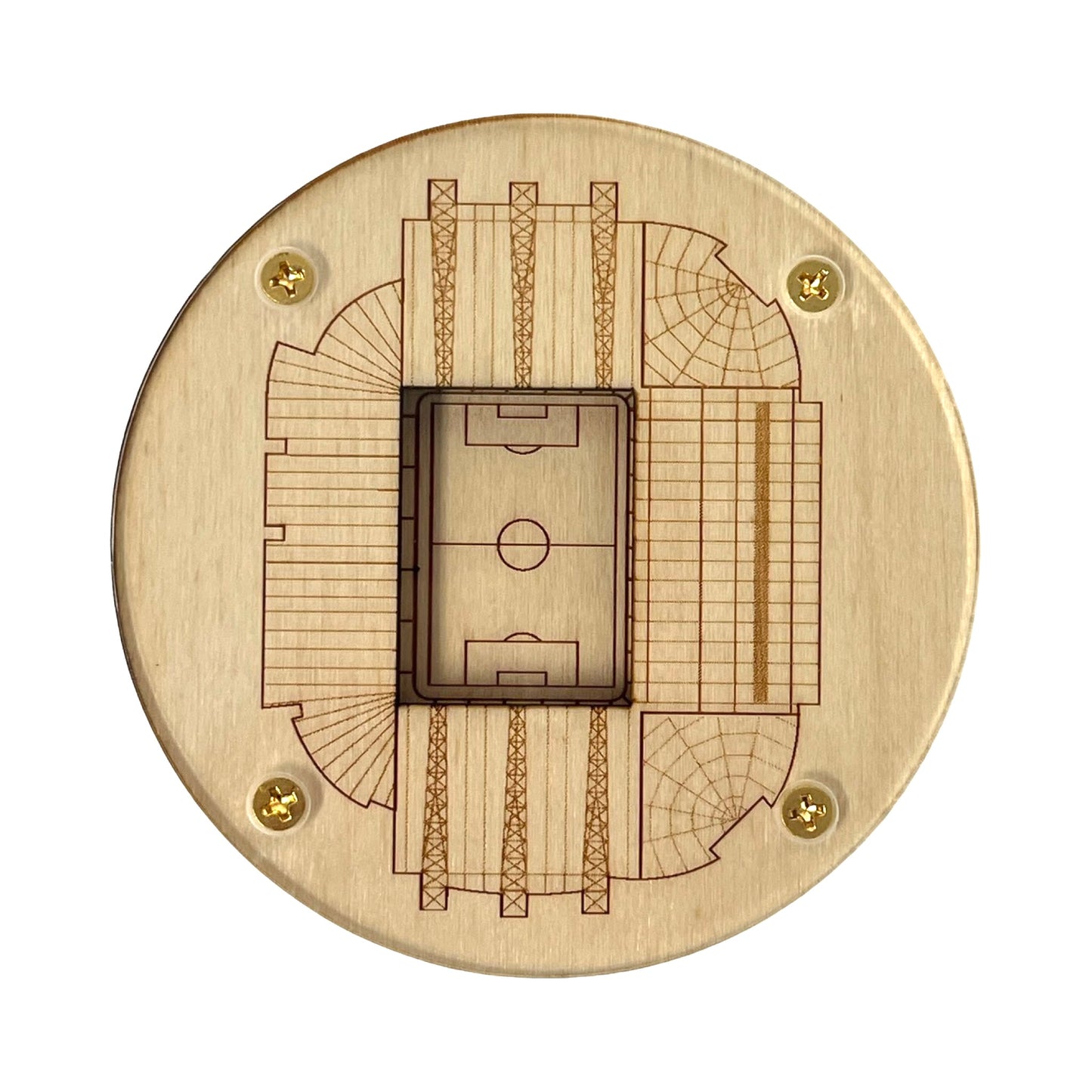 Manchester, England Coaster Art (Old Trafford Stadium)