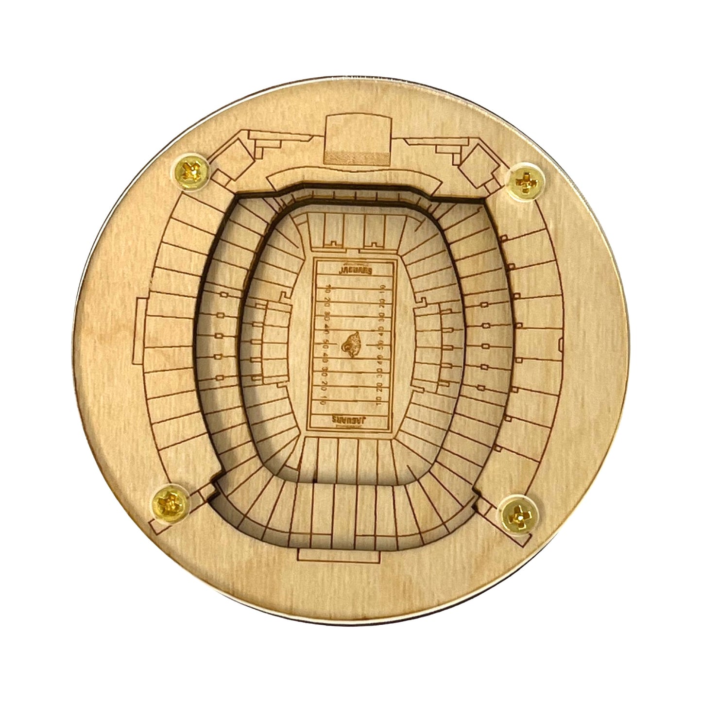 Jacksonville, Florida Coaster Art (TIAA Bank Field)