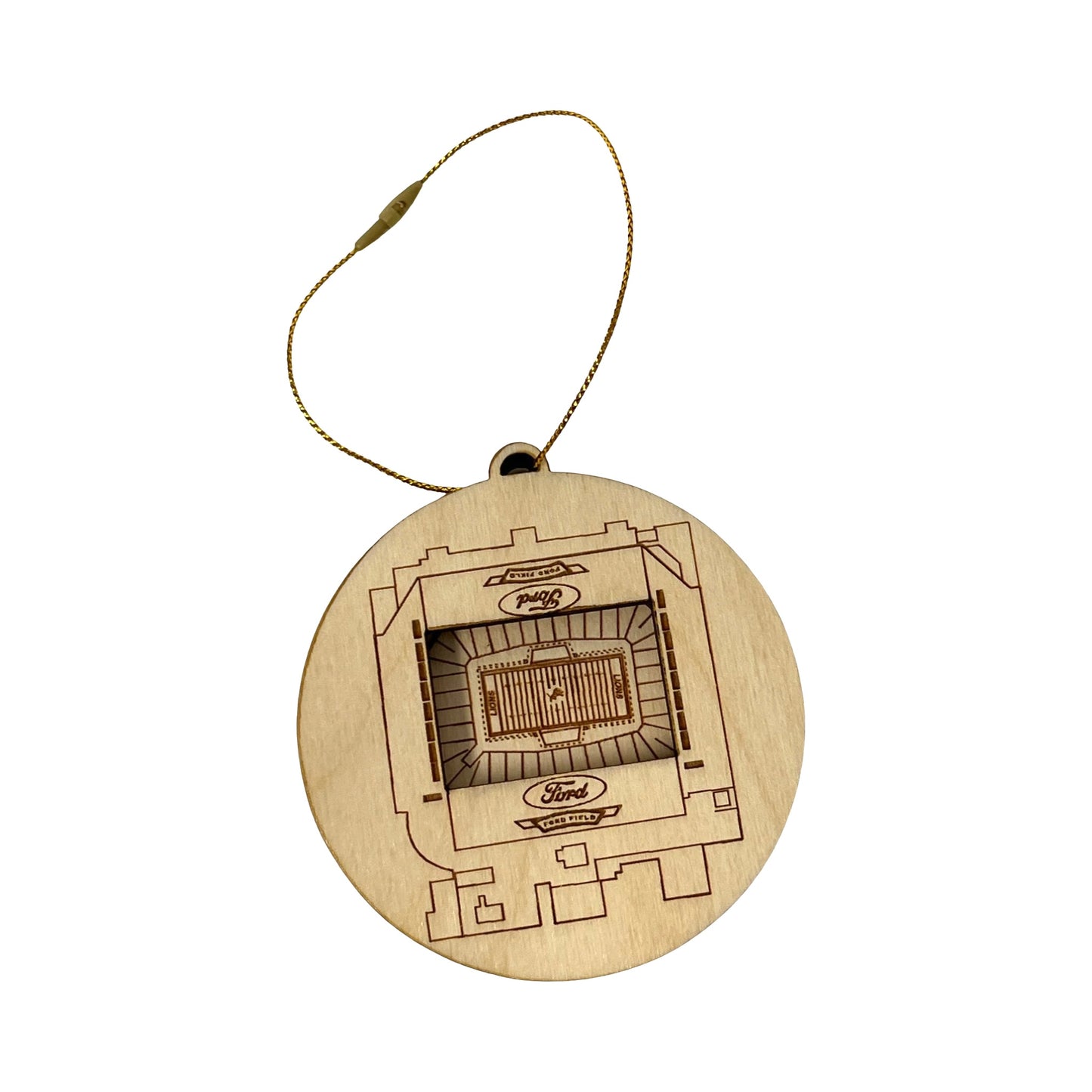 Detroit, Michigan Ornament Art (Ford Field)
