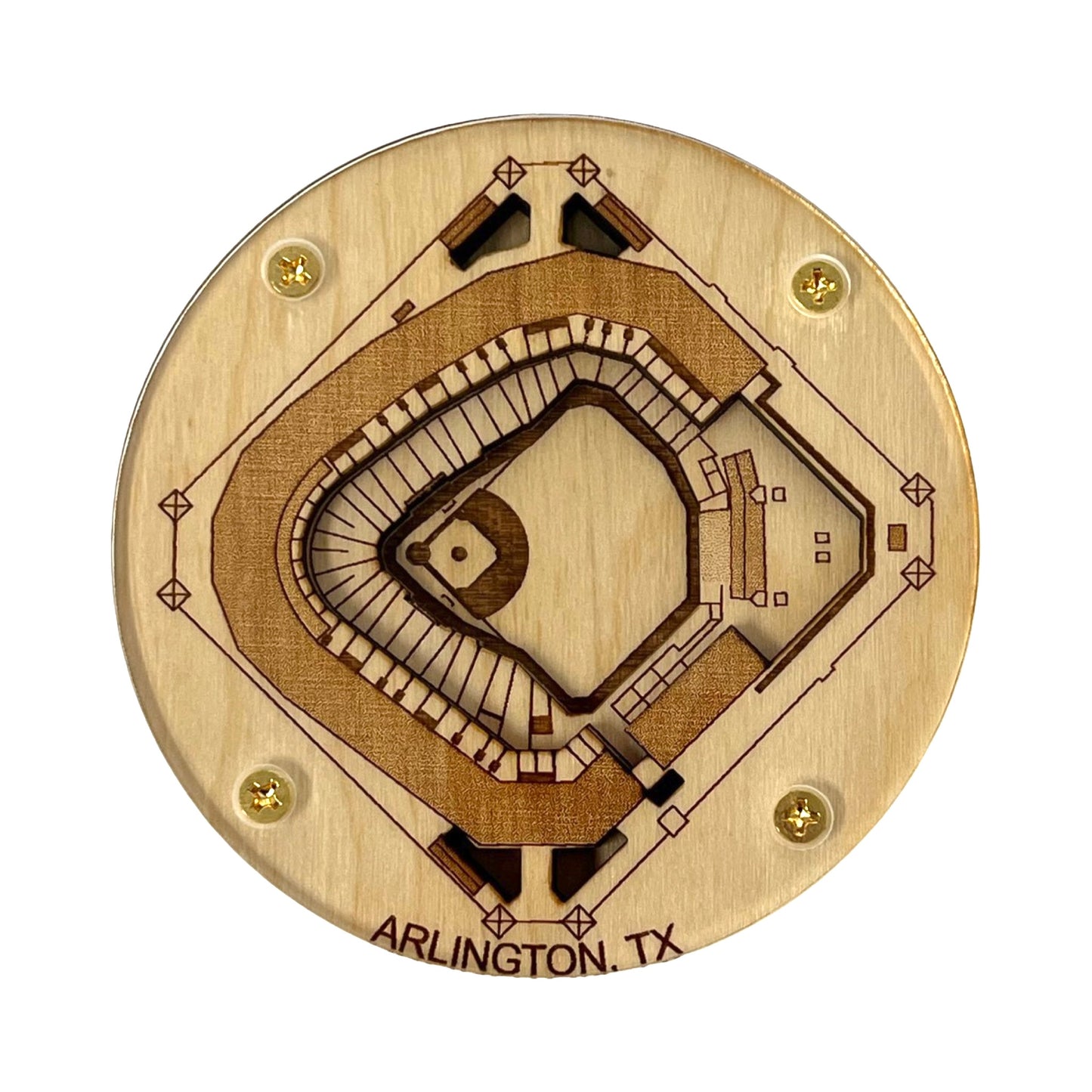 Arlington, Texas Coaster Art (Globe Life Park)