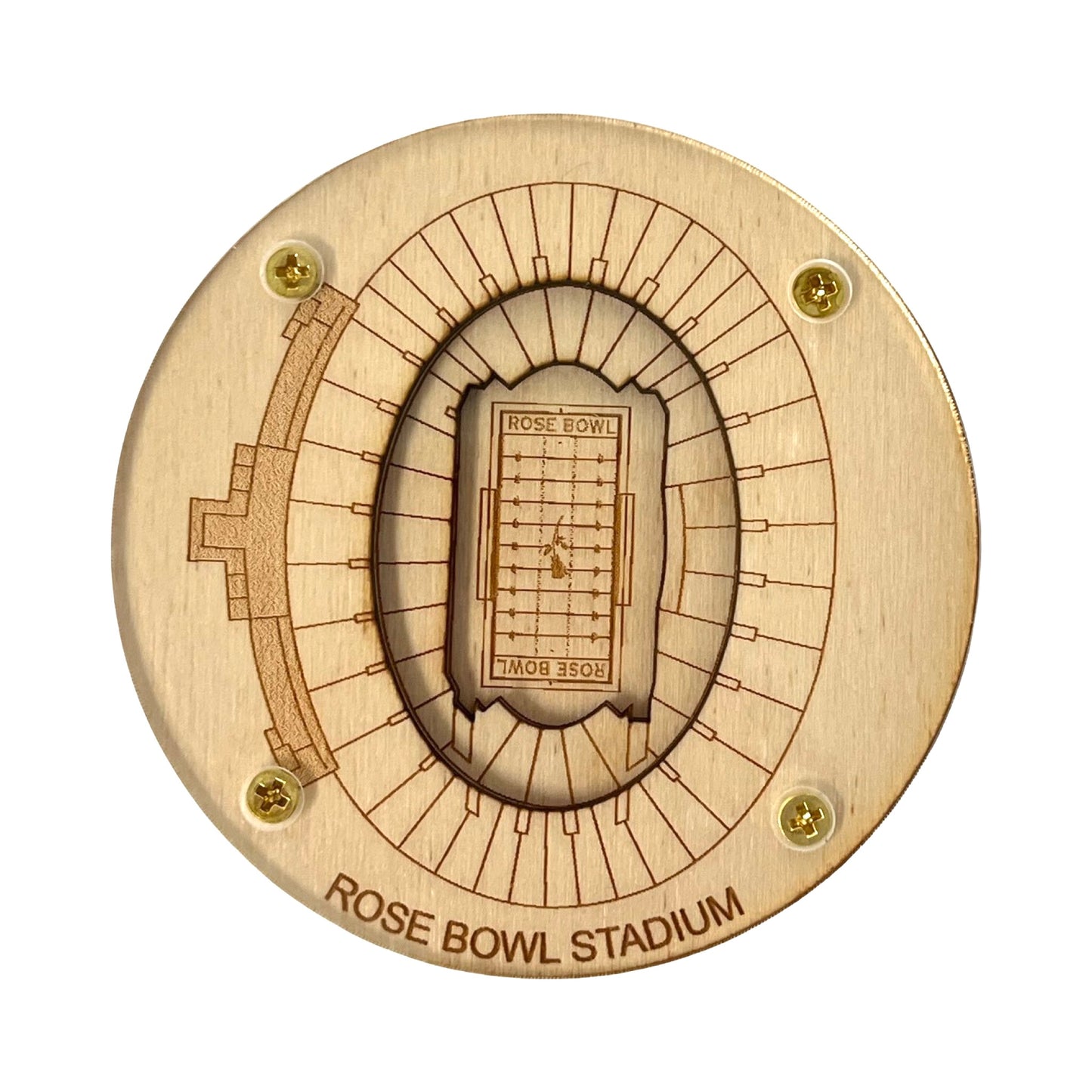 Pasadena, California Coaster Art (Drake Stadium - Rose Bowl)