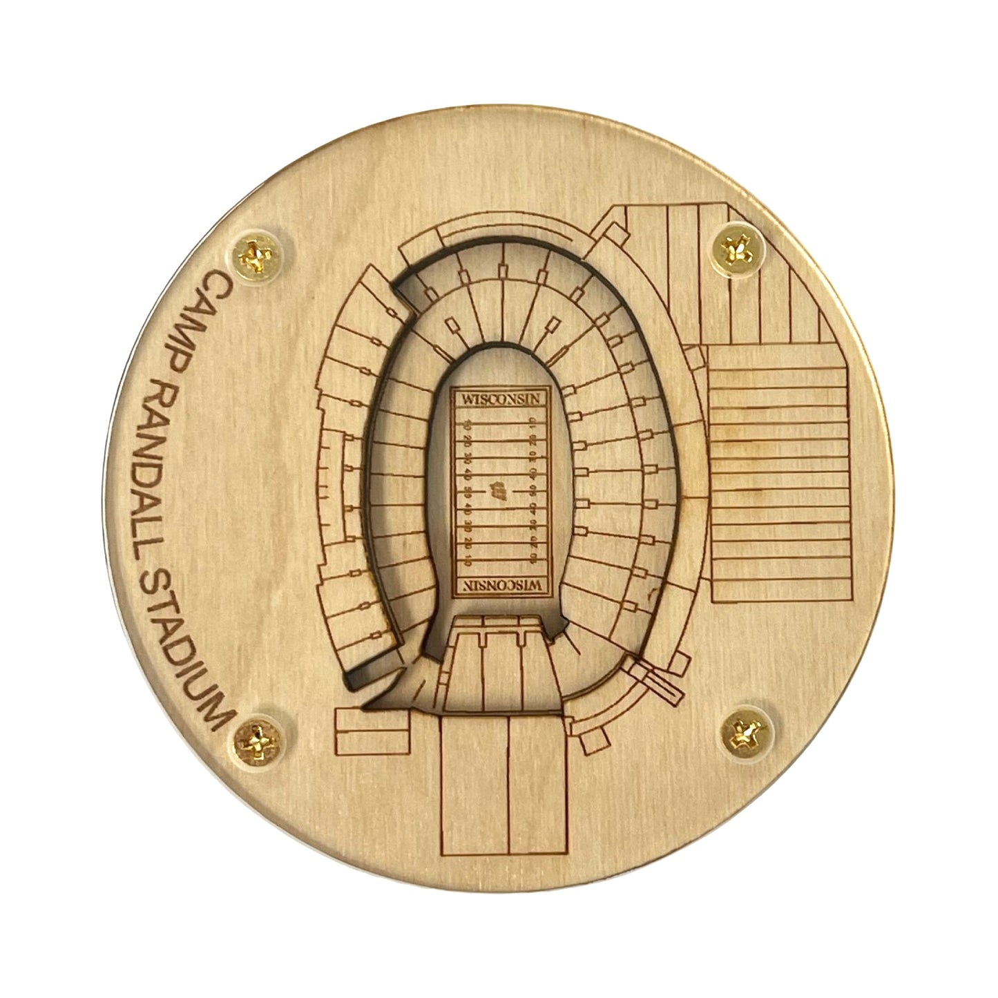 Madison, Wisconsin Coaster Art (Camp Randall Stadium)