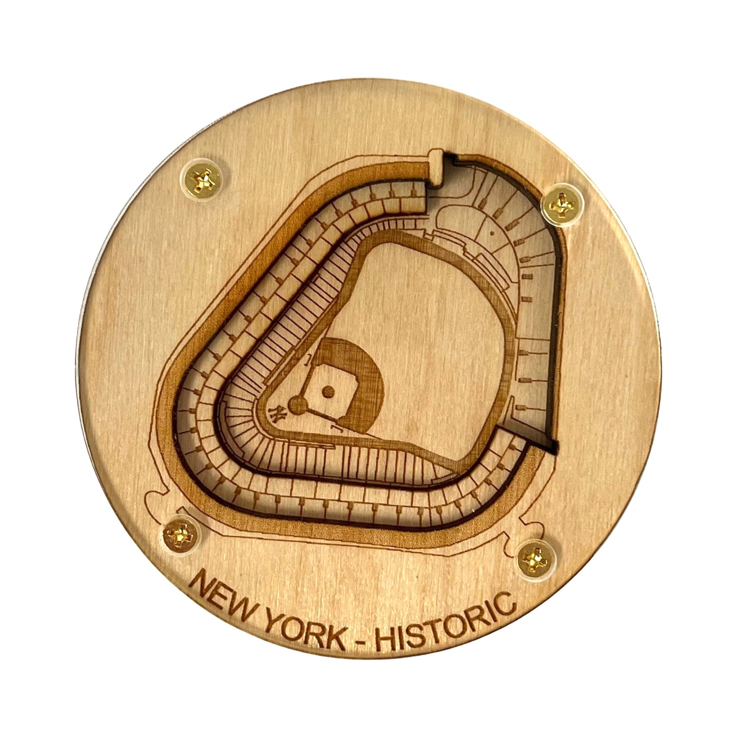 Bronx, New York Coaster Art (Old Yankee Stadium)
