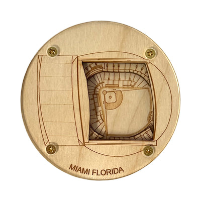 Miami, Florida Coaster Art (LoanDepot Park)